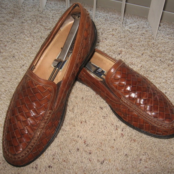 cole haan mens woven loafers